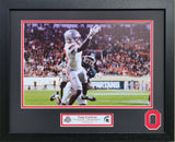 Ohio State vs Michigan State 2024 Jeremiah Smith One Handed Catch Custom Framed Picture