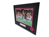 Ohio State Buckeyes vs Texas 2025 Cotton Bowl Jack Sawyer Scoop And Score Custom Framed Picture