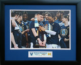Villanova Wildcats 2018 National Champions vs Michigan Wolverines custom framed picture