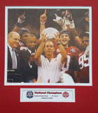 Alabama Crimson Tide National Champions 2009 2011 2012 Custom Framed Picture