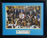 Golden State Warriors 2018 NBA Finals Champions Custom Framed Picture