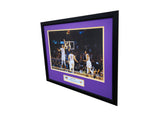 Northern Iowa Panthers vs Texas Paul Jesperson Half Court Buzzer Beater Shot Custom Framed Picture