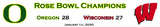 Oregon Ducks 2020 Rose Bowl Champions Custom Framed Picture