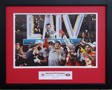 Kansas City Chiefs Super Bowl LIV Champions Custom Framed Picture