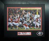 Georgia Bulldogs vs Oklahoma 2018 Rose Bowl Champions The Block Custom Framed Picture