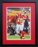 Kansas City Chiefs Super Bowl LIV Champions Si Cover Custom Framed Picture