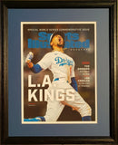 Los Angeles Dodgers 2020 World Series Champions SI Cover Custom Framed Picture