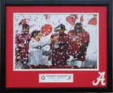 Alabama vs Notre Dame 2021 Rose Bowl Champions Custom Framed Picture