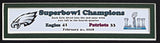 Philadelphia Eagles Superbowl 52 Champions game winning touchdown custom framed picture