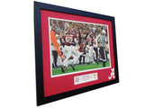 Alabama vs Tennessee Zabien Brown Pick Six Custom Framed Picture