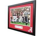 Alabama vs Tennessee Zabien Brown Pick Six Custom Framed Picture