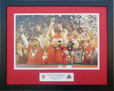 Indiana Hoosiers vs Ohio State 2025 Big Ten Champions Custom Framed Picture