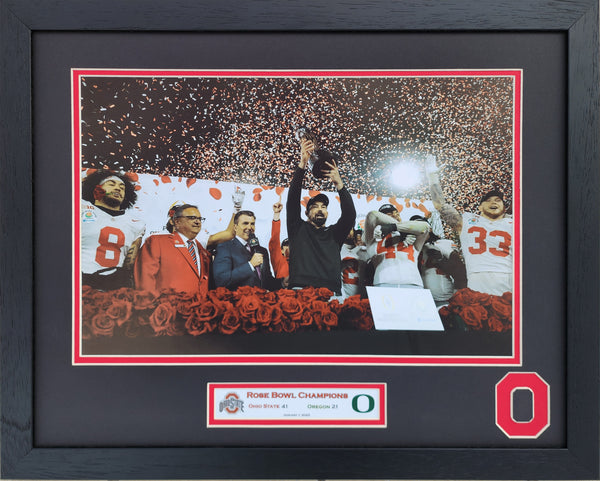 Ohio State 2025 Rose Bowl Champions Custom Framed Picture