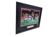 Ohio State Buckeyes vs Texas 2025 Cotton Bowl Jack Sawyer Scoop And Score Custom Framed Picture