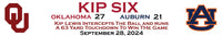 Oklahoma vs Auburn 2024 Kip Six Custom Framed Picture