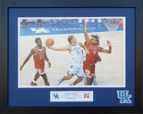 Kentucky vs Nicholls 2025 Collin Chandler Dunk Custom Framed Picture