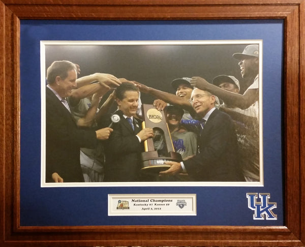 Kentucky Wildcats 2012 National Champions Custom Framed Picture