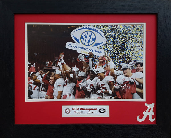 Alabama Crimson Tide 2018 SEC Champions custom framed picture