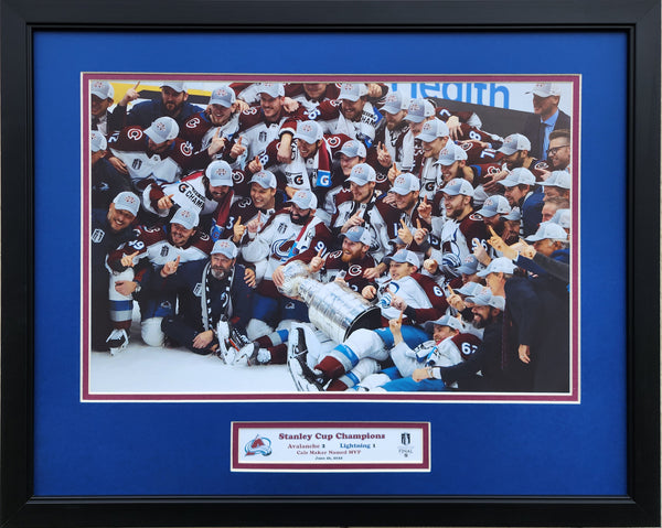 Colorado Avalanche 2022 Stanley Cup Champions Custom Framed Picture