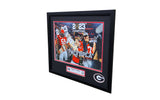 Georgia Bulldogs 2023 CFP National Champions Back To Back Custom Framed Picture
