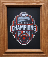 Georgia Bulldogs 2023 CFP Back to Back Perfect Season National Champions Custom Framed Picture