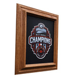 Georgia Bulldogs 2023 CFP Back to Back Perfect Season National Champions Custom Framed Picture