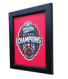 Georgia Bulldogs 2023 CFP Back to Back Perfect Season National Champions Custom Framed Picture