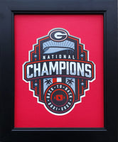 Georgia Bulldogs 2023 CFP Back to Back Perfect Season National Champions Custom Framed Picture