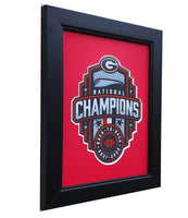 Georgia Bulldogs 2023 CFP Back to Back Perfect Season National Champions Custom Framed Picture