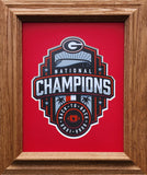 Georgia Bulldogs 2023 CFP Back to Back Perfect Season National Champions Custom Framed Picture