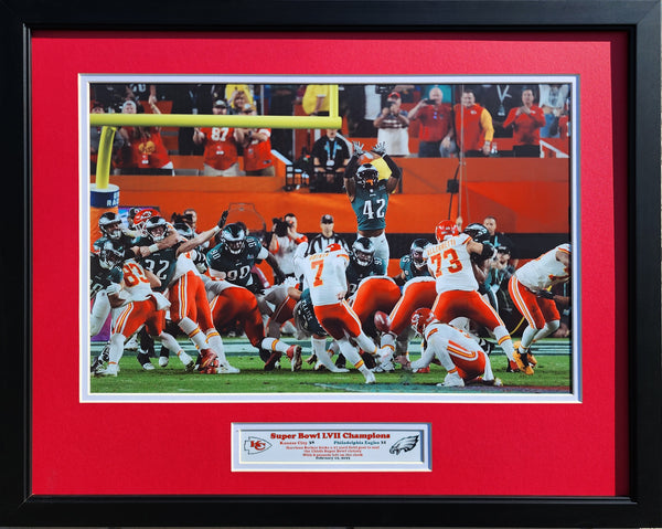  Framed Kansas City Chiefs Super Bowl LVII Champions