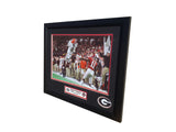 Georgia Bulldogs 2021 CFP National Champions Kelee Ringo Pick-6 Interception Custom Framed Picture