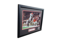 Georgia Bulldogs 2021 CFP National Champions Kelee Ringo Pick-6 Interception Custom Framed Picture