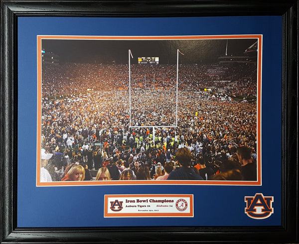 Auburn Tigers 2017 Iron Bowl Champions Alabama Rivalry custom framed picture
