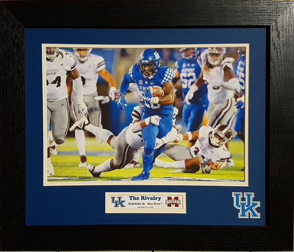 Kentucky Wildcats vs Mississippi State 2018 Rivalry custom framed picture