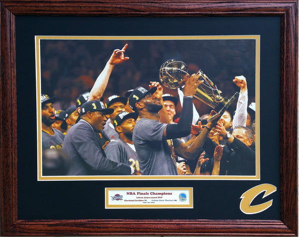 Cleveland Cavaliers 2016 NBA Finals Champions Custom Framed Picture