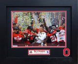 Ohio State Buckeyes 2018 Big 10 Champions Custom Framed picture