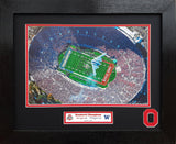 Ohio State Buckeyes 2019 Rosebowl Champions Aerial custom framed picture