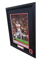 Ohio State Buckeyes Big Ten Champions Jeremy Ruckert Catch Custom Framed Picture