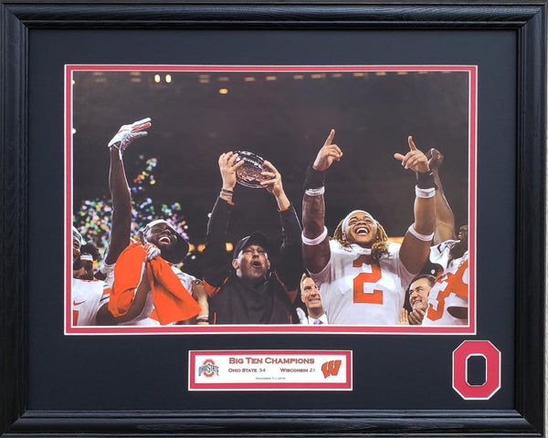 Ohio State Buckeyes 2019 Big Ten Champions Custom Framed Picture