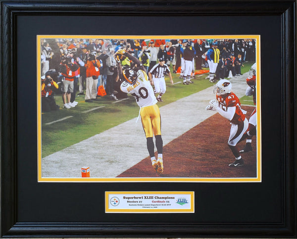 Pittsburgh Steelers Super Bowl XLIII 2009 Champions Custom Framed Picture