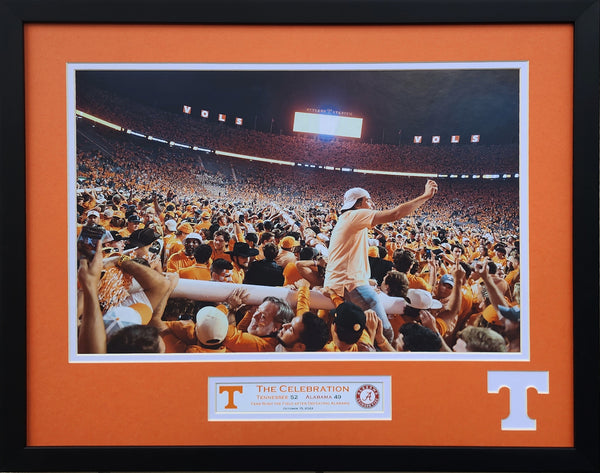 Tennessee Volunteers beat Alabama 2022 Custom Framed picture