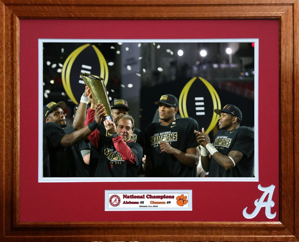 Alabama Crimson Tide 2015 National Champions custom framed picture