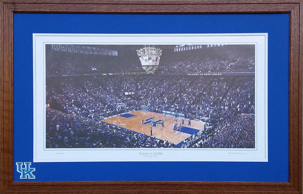 Kentucky Wildcats 2000th win 32 inches x 20 inches
