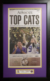 Louisiana State University 2019 National Champions News Paper Cover Custom Framed Picture