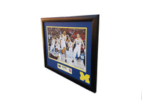 Michigan Wolverines vs Houston Jordan Poole game winning shot custom framed picture