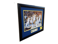 Michigan Wolverines vs Houston Jordan Poole game winning shot custom framed picture