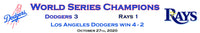 Los Angeles Dodgers 2020 World Series Champions Custom Framed Picture