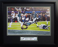 Philadelphia Eagles Superbowl 52 Champions game winning touchdown custom framed picture