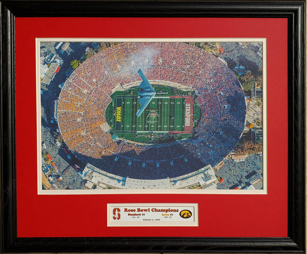 Stanford Cardinal 2016 Rose Bowl Champions Custom Framed Picture